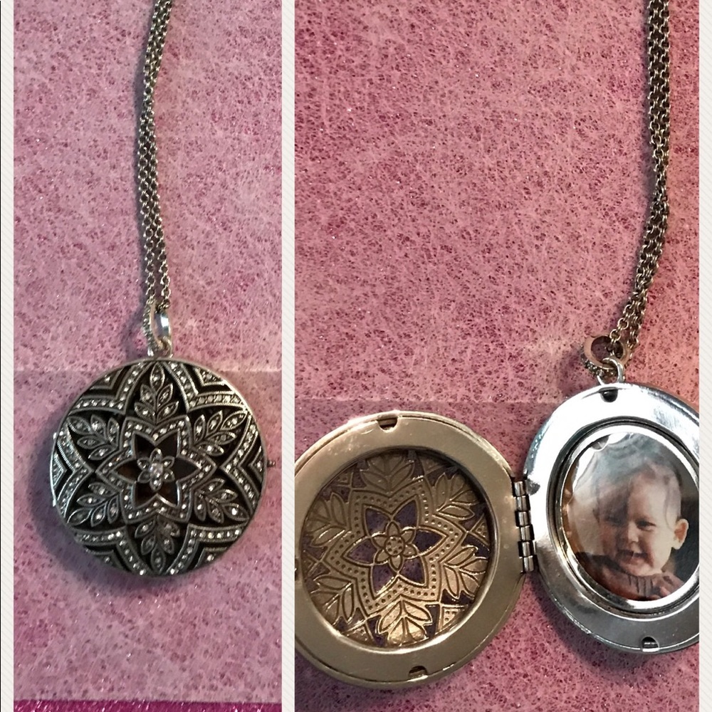 Brighton round locket necklace. NWOT